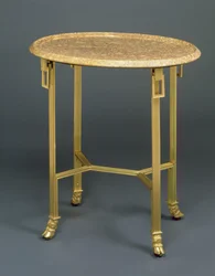 Adresář Gueridon, c.1799 (ormolu a mramor)
