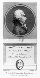 Dominique-Joseph, hrabě z Garat (rytina)