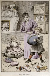 Easter Eggs, c.1890 (barevná rytina)