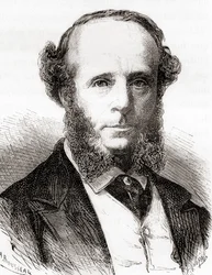 Edward Orange Wildman Whitehouse, z Les Merveilles de la Science, vydáno kolem roku 1870 (rytina)