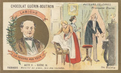 Eugene Labiche (1815-1888), francouzský dramatik, autor „La poudre aux yeux“, komedie o dvou dějstvích (1861)
