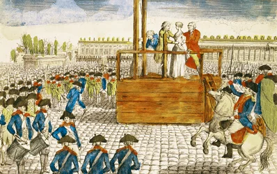 Poprava Marie Antoinetty (1755-93) na Place de la Révolution, 16. října 1793