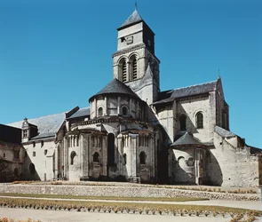 Exteriér opatského kostela