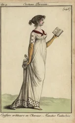 Módní žena s knihou