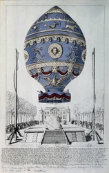 První lidský let Pilâtre de Rozier dne 21. listopadu 1783
