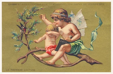 První čtení, konec 19. století (chromo)