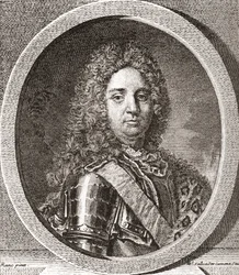 François-Marie de Broglie, 1. vévoda de Broglie, 1671-1745. Francouzský vojevůdce. Z knihy „Les Heures Libres“, vydané v roce 1908.