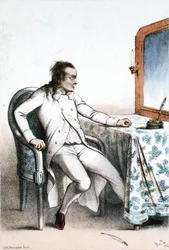 Frederick Lemaitre (1800-76) v roli Georgese Maurice z 