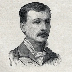 Georges Courteline, vlastním jménem Georges Victor Marcel Moinaux (1858-1929), francouzský romanopisec a dramatik, v „Le Petit Parisien““