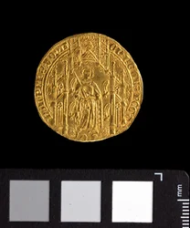 Zlatý guyennois Eduarda „Černého prince“, 1362-72