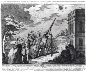 Halleyova kometa pozorovaná v roce 1759 sondou Cassini III (1714-84)