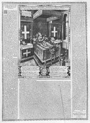 Henri IV (1553-1610) na smrtelné posteli, 1610