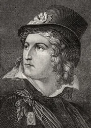 Henri du Vergier, hrabě de la Rochejaquelin, z knihy Louise Blanca "Histoire de la Revolution Francaise" (1811-82)