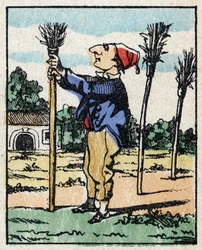 Ilustrace příběhu „“ Veridique Historie Jeannot Serinet „“ Dřevoryt Imagery Pellerin - Epinal, sd. Konec 19. století.