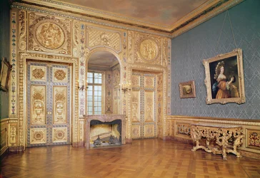 Vnitřní pohled na Petit Salon, c.1660