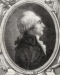 Jean-Baptiste du Val-de-Grace, baron de Cloots, z „Histoire de la Revolution Francaise“ od Louise Blanca (1811-82)