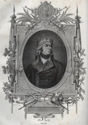 Jean-Louis-Ebenezer REYNIER (1771-1814), francouzský generál revoluce a Prvního císařství - Jean Louis Ebenezer Reynier, generální důstojník francouzské armády během francouzských revolučních válek - z „“Nouvelle Encyclopedie Nationale”” od Maurice La Char