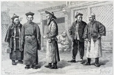 Lamové a Mongolové z Ala-Chanu - v „“Le Tour du Monde“, 2. sem. 1887