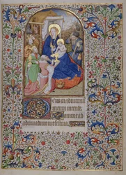 MS.McClean.81.f68r Klanění tří králů, French Horae