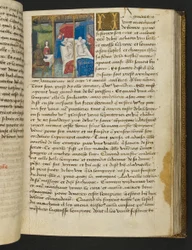 MS Hunter 252 093r Stránka ze stovky nových zpráv, c.1461-62