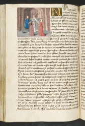 MS Hunter 252 120v Stránka z Cent Nouvelles Nouvelles, c.1461-62