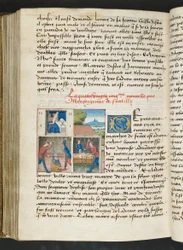MS Hunter 252 175v Stránka z Cent Nouvelles Nouvelles, c.1461-62