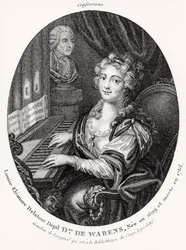 Madame de Warens, c.1789 (rytina)
