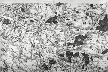 Mapa (z Beauvais do Senlis) Cassiniho, kterou připravila rodina Cassiniů, zejména Cesar-François Cassini (Cassini III) a jeho syn Jean-Dominique Cassini (Cassini IV). Mapové listy byly pořízeny v letech 1756-1789 a 181 listů mapy bylo vydáno