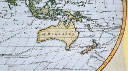 Mapa New Holland, c.1650-1780