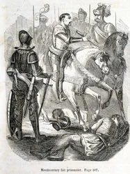 Montmorency uvězněn v Pavie (1525) - v „Histoire de France“ od L.-P. Anquetil