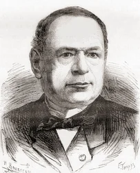 Moritz Hermann von Jacobi, z Les Merveilles de la Science, vydáno kolem roku 1870 (rytina)