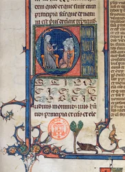 Ms 870 fo.5 School Scene, 1494