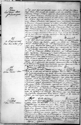 Stránka s úmrtním listem Guy de Maupassanta (1850-93) 7. července 1893 (perem a tuší na papíře) (podrobněji viz 199748)