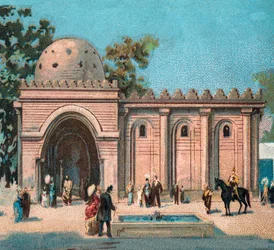 Paříž. Univerzální výstava 1889: Persan Pavillon.