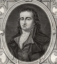 Pierre Gaspard Chaumette (1763-94) z „Histoire de la Revolution Francaise“ od Louise Blanca (1811-82)