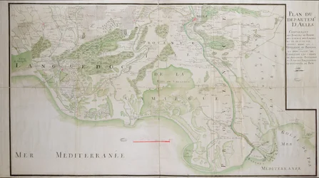 Plán oddělení Arles, 1789
