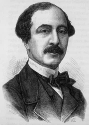 Portrét Anatole Prevost Paradol, francouzský novinář a politik (1829 -1870).
