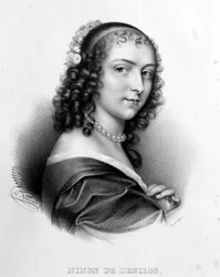 Portrét Anny "" Ninon "" z Enclos (nebo Ninon de Lenclos nebo Ninon de Lanclos