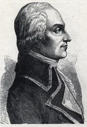 Portrét Armanda Louise de Gontaut Biron military francais (1747-1793) Rytina z roku 1889. Soukromá sbírka.