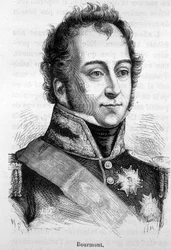 Portrét Bourmonta, hraběte z Ghaisnes, maršála Francie (1773-1846) - v "" L