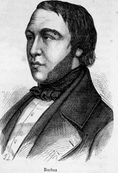 Portrét Buchez, francouzský filozof a politik (1796 - 1865)