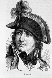 Portrét Charlese Pichegru, francouzského generála (1761-1804) - v „“Dějinách Francie““ od Henriho Martina