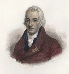 Portrét hraběte Clauda Bertholleta (1748-1822), francouzského chemika. v „Užitečné portréty Hommes“