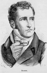 Portrét Elie Duc de Decazes a Gl¿cksberga (1780 - 1860), francouzského politika - v „Dějinách Francie“ od Henriho Martina