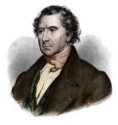 Portrét Francoise Araga (1786-1853), francouzského matematika, fyzika, astronoma a politika. v „“ LIBRE DES SPORERS““ od Louise de Cormenin Timona. 1842. Soukromá sbírka.