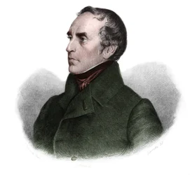 Portrét Francoise Guizota (1787-1874), francouzského historika a státníka. v „“ LIBRE DES SPORERS““ od Louise de Cormenin Timona. 1842. Soukromá sbírka.