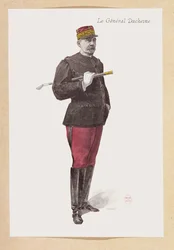 Portrét generála Jacquese Duchesna (1837-1918) (rytina)