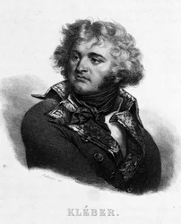 Portrét generála Jeana Baptista Klébera (1753 - 1800) - v “”Revolution francaise”” od Thierse. 19. století