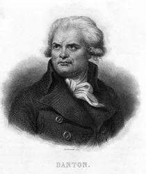 Portrét George Jacquese Dantona (1759 - 1794) - v “”Revolution francaise”” od Thierse. 19. století