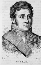 Portrét Ilyde de Neuville - v „Dějinách Francie“ od Henriho Martina